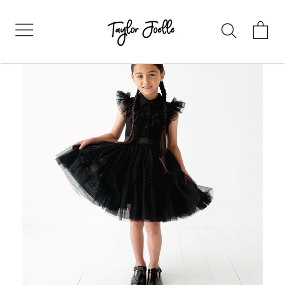 Taylor Joelle Other - Taylor Joelle Gothic Gown in Tulle 3 Childrens. Wednesday Halloween Cost…